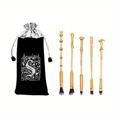 10pcs Silver Magic Eyeshadow Makeup Tools Set Gift For Girls