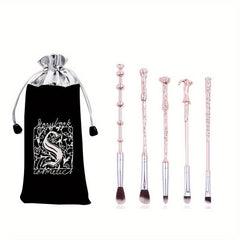 10pcs Silver Magic Eyeshadow Makeup Tools Set Gift For Girls