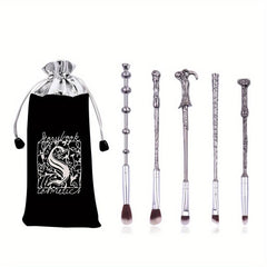 10pcs Silver Magic Eyeshadow Makeup Tools Set Gift For Girls