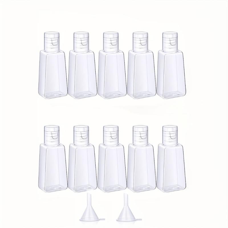 10pcs 1oz Empty Bottles Flip Cap Travel Size Containers