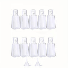 10pcs 1oz Empty Bottles Flip Cap Travel Size Containers