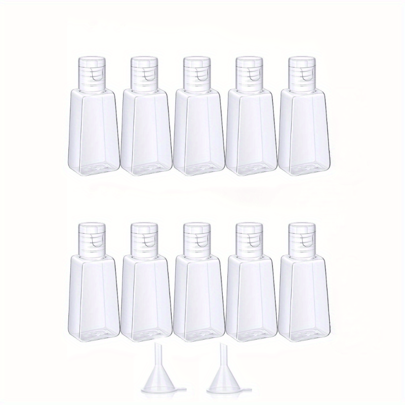 10pcs 1oz Empty Bottles Flip Cap Travel Size Containers