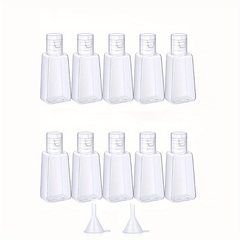 10pcs 1oz Empty Bottles Flip Cap Travel Size Containers