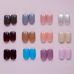 French Ballerina Nail Tips Full Cover False Nail Tips 12 Sizes