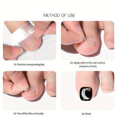 480 Sheets Nail Sticker Adhesive Tabs Double Side Nail Glue Manicure Tool