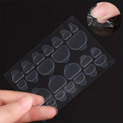 480 Sheets Nail Sticker Adhesive Tabs Double Side Nail Glue Manicure Tool