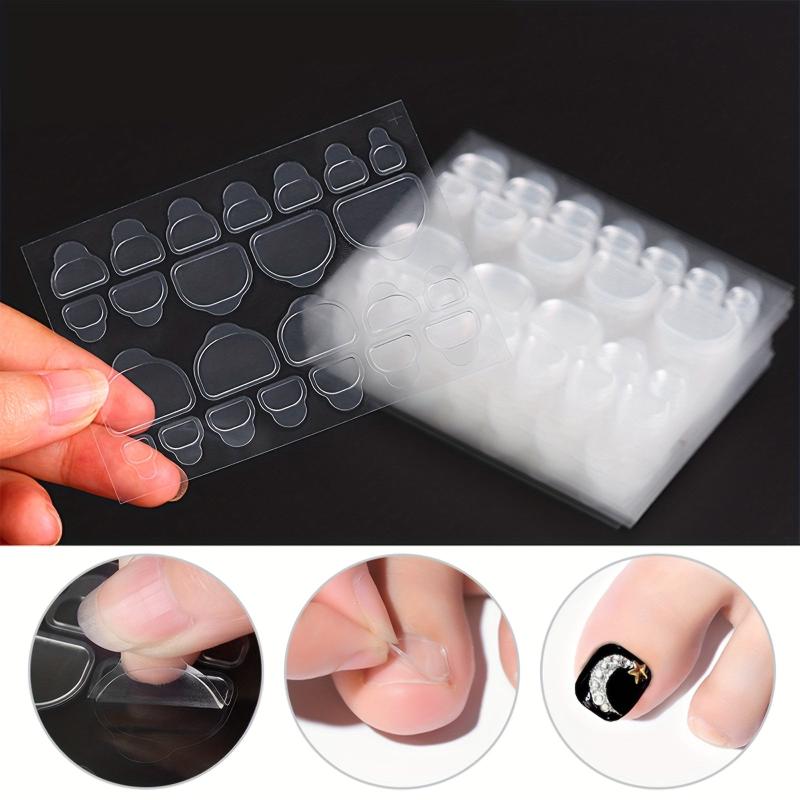 480 Sheets Nail Sticker Adhesive Tabs Double Side Nail Glue Manicure Tool