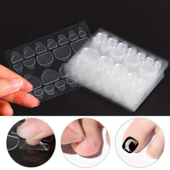 480 Sheets Nail Sticker Adhesive Tabs Double Side Nail Glue Manicure Tool