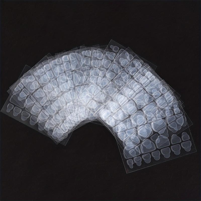 480 Sheets Nail Sticker Adhesive Tabs Double Side Nail Glue Manicure Tool