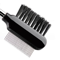 Steel Eyebrow Eyelash Dual Comb Extension Brush Makeup Tool