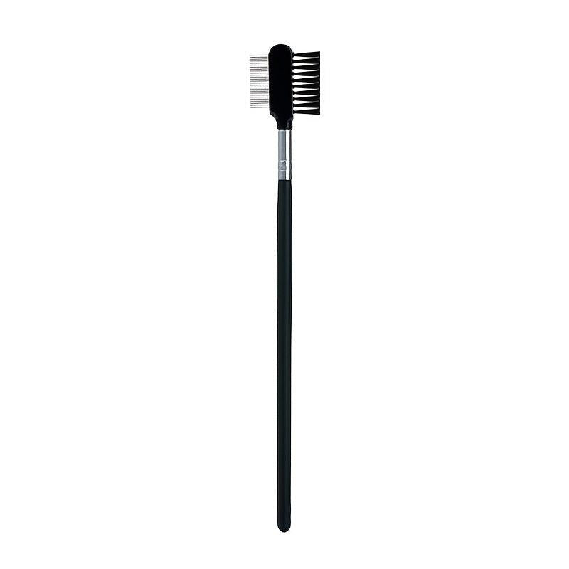 Steel Eyebrow Eyelash Dual Comb Extension Brush Makeup Tool