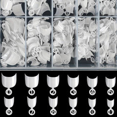 Clear Acrylic Nail Tips Box False Nails for Girl Woman Nail Art DIY