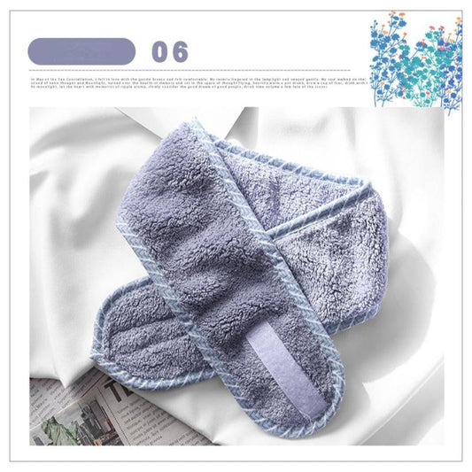 Women Adjustable SPA Facial Headband Bath Makeup Hair Band Headbands