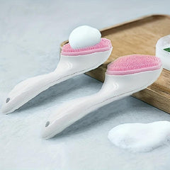 Silicone Face Scrubber Exfoliating Brush Cat Paw Blackhead Scrubber