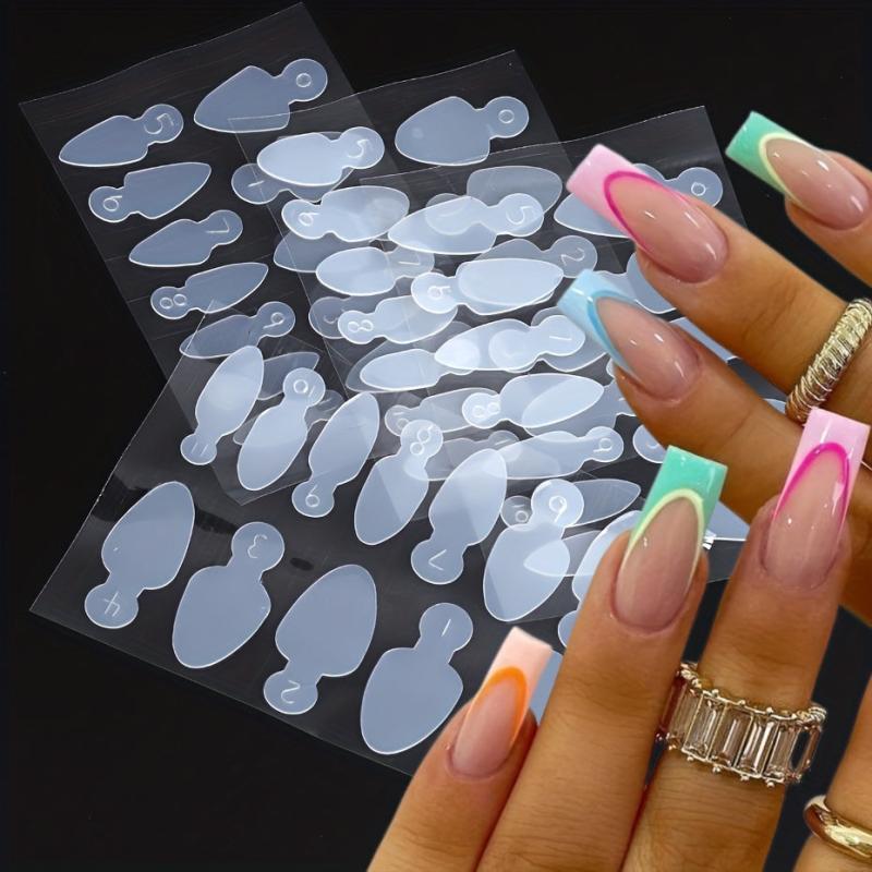 12pcs Reusable French Nail Forms for Perfect Manicures