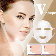 Silicone Facial Mask Cover Reusable Mask Cover For Sheet Masks Moisturizing Face