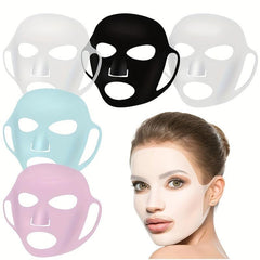 Silicone Facial Mask Cover Reusable Mask Cover For Sheet Masks Moisturizing Face