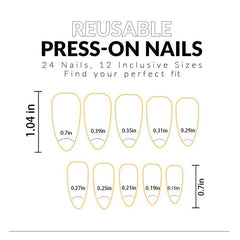 24 pcs Jiaruo Y2K Ink Purple Flower Mini Nails Press On Waterproof