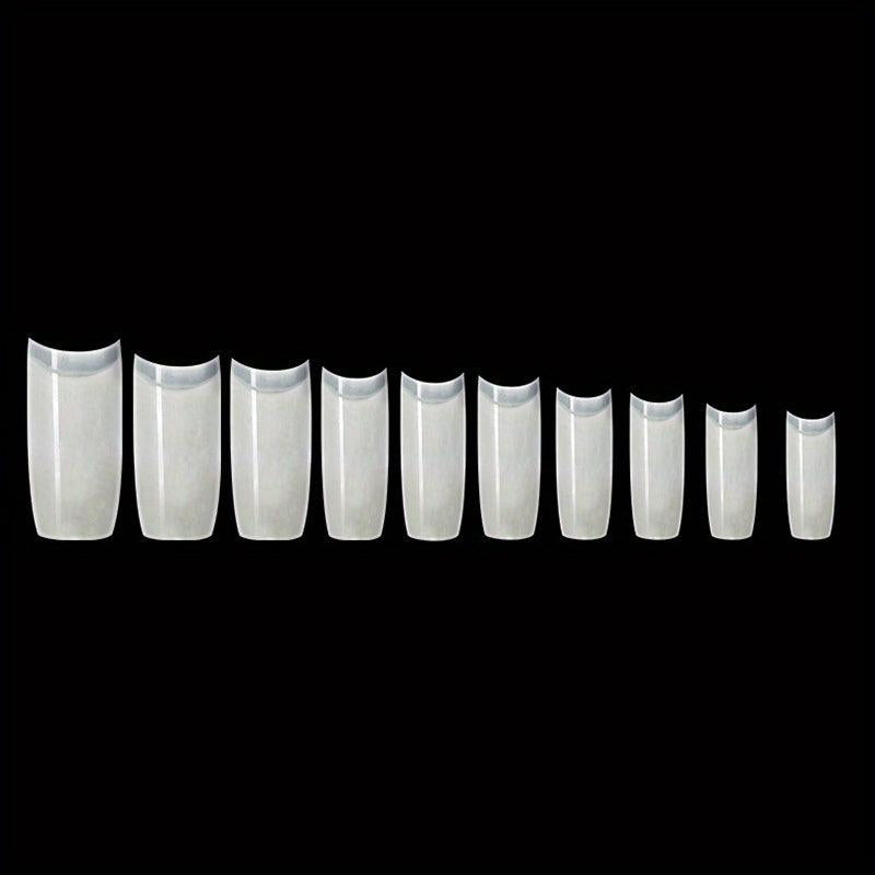100 Pcs Acrylic Clear False Nail Tips Manicure DIY Nail Art Tools