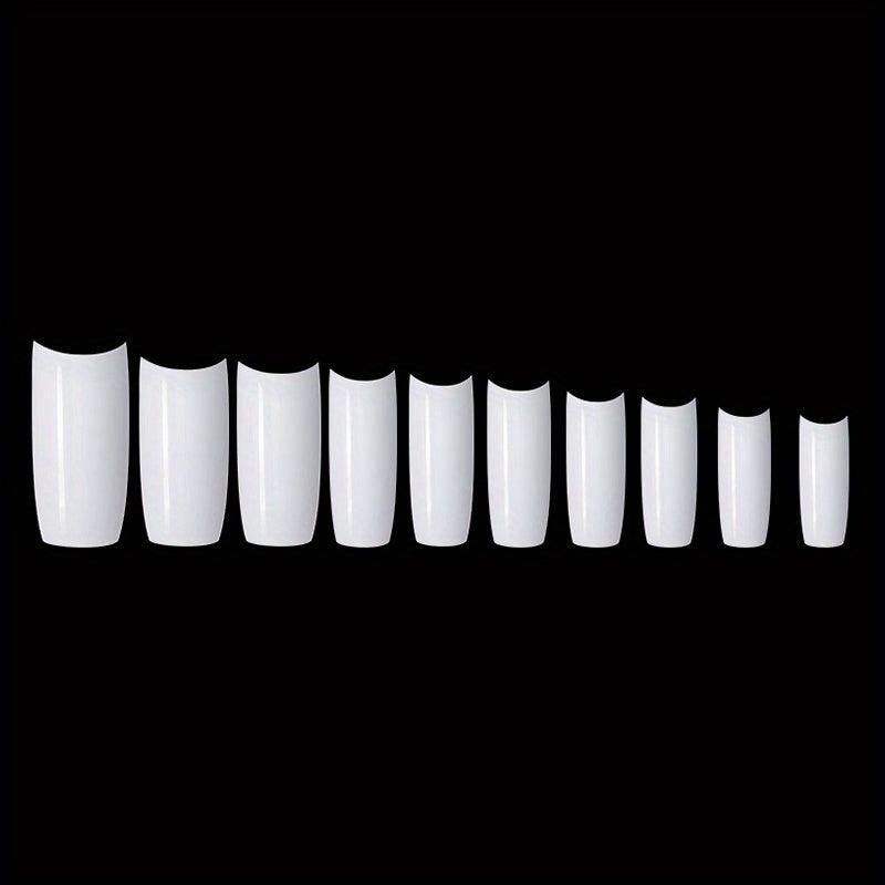 100 Pcs Acrylic Clear False Nail Tips Manicure DIY Nail Art Tools