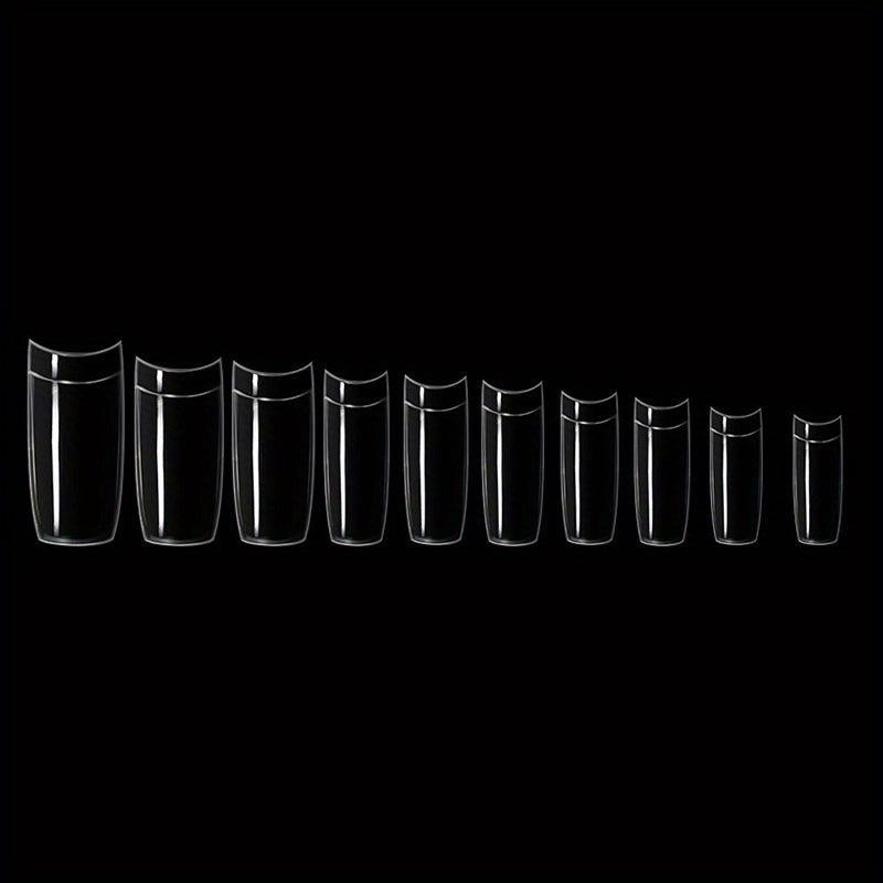 100 Pcs Acrylic Clear False Nail Tips Manicure DIY Nail Art Tools