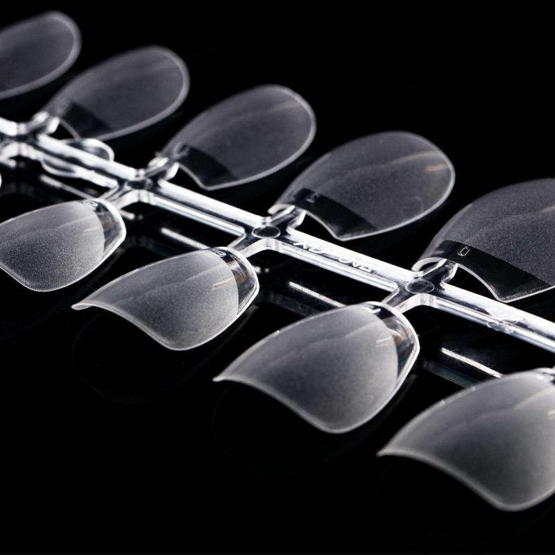 Short Coffin Gel Nail Tips 240PCS Full Cover Matte Acrylic False Nails