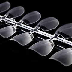 Short Coffin Gel Nail Tips 240PCS Full Cover Matte Acrylic False Nails
