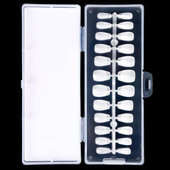 Short Coffin Gel Nail Tips 240PCS Full Cover Matte Acrylic False Nails