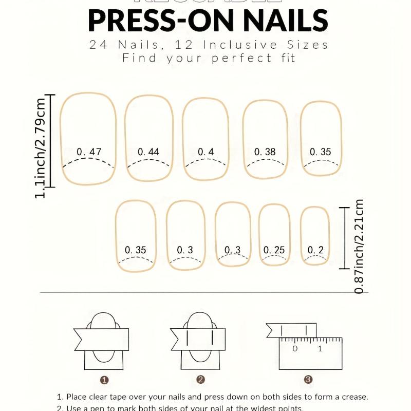 24pcs Nude Pink Press On Nails with Heart Branch Short Square False Nails