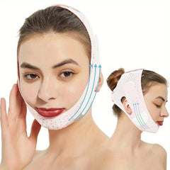 2PCS V Face Correction Belt Double Chin Reducer