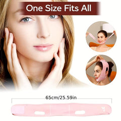 2PCS V Face Correction Belt Double Chin Reducer