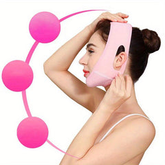 2PCS V Face Correction Belt Double Chin Reducer
