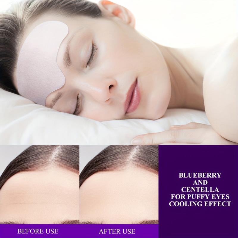 Lavender Night Sleep Skin Care Hydrogel Forehead Wrinkle Patch