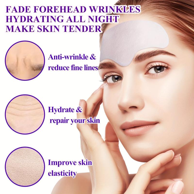 Lavender Night Sleep Skin Care Hydrogel Forehead Wrinkle Patch