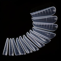 Poly Extension Gel Dual Nail Forms 120pcs Clear Nail Extension Tips Set Manicure