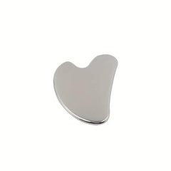 Stainless Steel Gua Sha Facial Tools Face Metal Tighten Skin Heart Massage