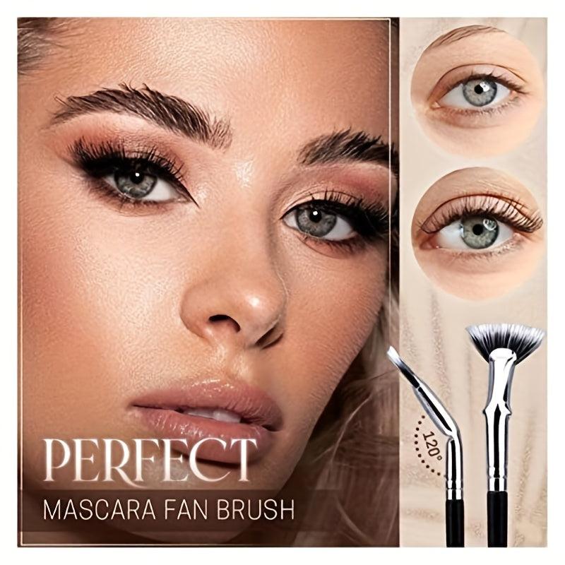 Mascara Fan Brush Set 2pcs Dolly Mascara Fan Shaped Brush