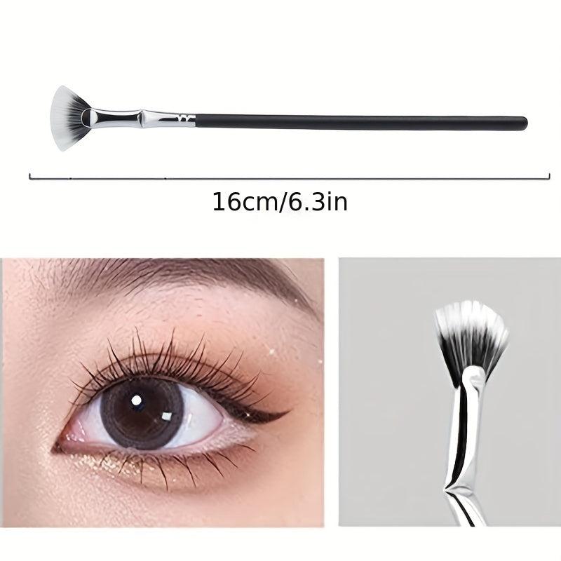 Mascara Fan Brush Set 2pcs Dolly Mascara Fan Shaped Brush