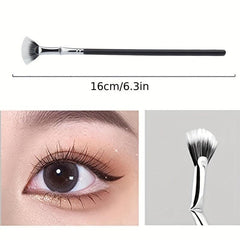 Mascara Fan Brush Set 2pcs Dolly Mascara Fan Shaped Brush