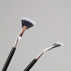 Mascara Fan Brush Set 2pcs Dolly Mascara Fan Shaped Brush