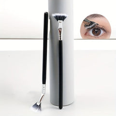 Mascara Fan Brush Set 2pcs Dolly Mascara Fan Shaped Brush