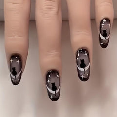 Armor Nail Art Cat Nail Stickers with Nail File & Tape