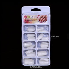 100 Pcs Acrylic Nail Tips Fake Nail Tips With Box