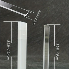 8 Pcs Nano Glass Nail Polishing File Set for Salon & Home Use