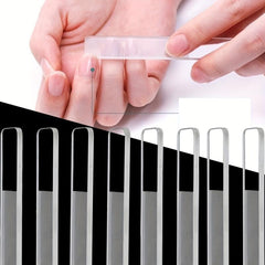 8 Pcs Nano Glass Nail Polishing File Set for Salon & Home Use