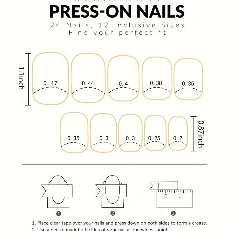 Cat Press On Nails Glossy Full Cover Stick On Acrylic Nails