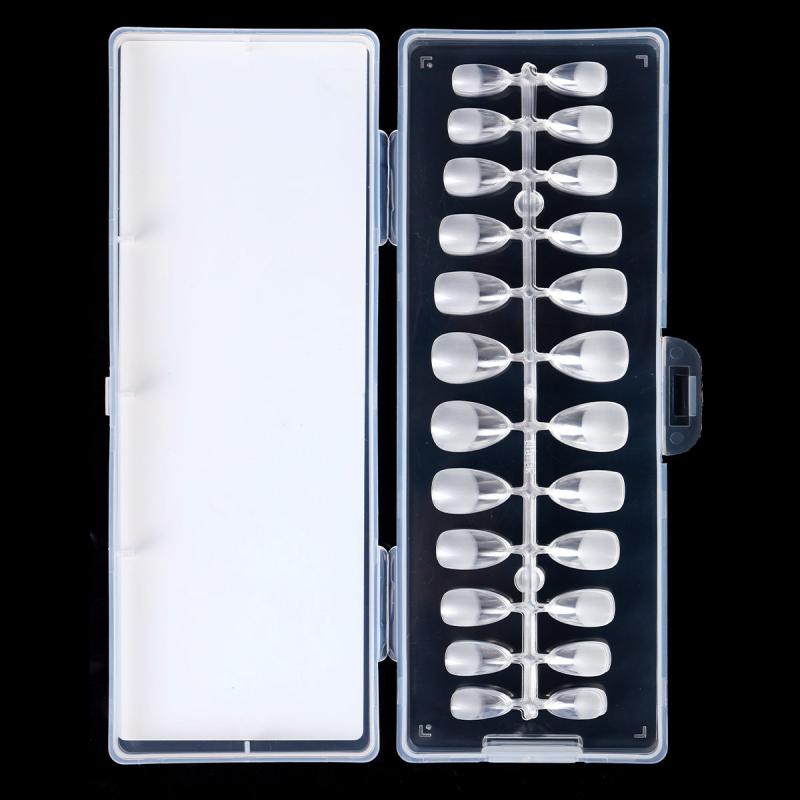 Full Cover Almond Nail Tips for Acrylic Nails - Professional Soft Gel Nail Tips