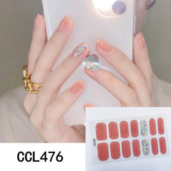 Y2K Nail Strips Glossy Full Wraps Nail Sticker