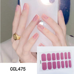 Y2K Nail Strips Glossy Full Wraps Nail Sticker