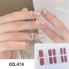 Y2K Nail Strips Glossy Full Wraps Nail Sticker
